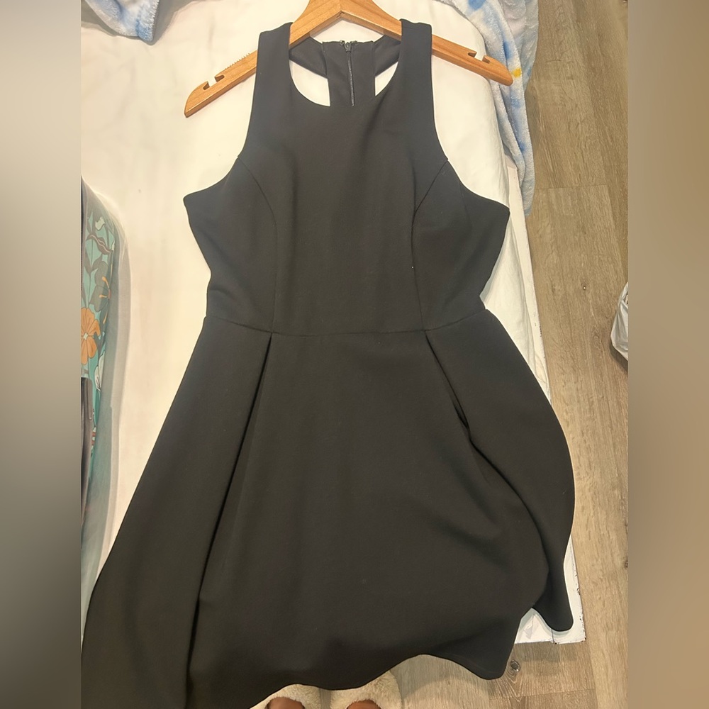 Lulu's Chic Black Mini Dress